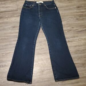 Express Bleus 100% Cotton Women's Wide Leg Jeans Size 9/10